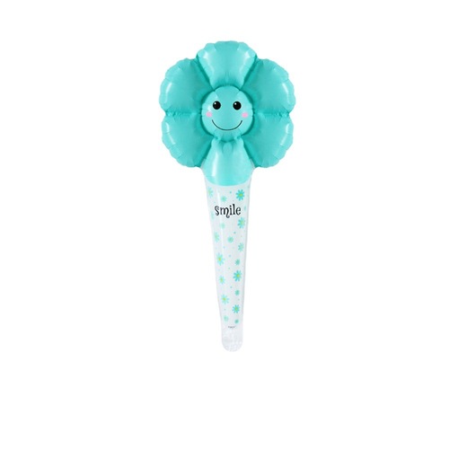 Internet celebrity ins smiling face sunflower daisy flower holding balloon stick baton photo props pushing small gifts