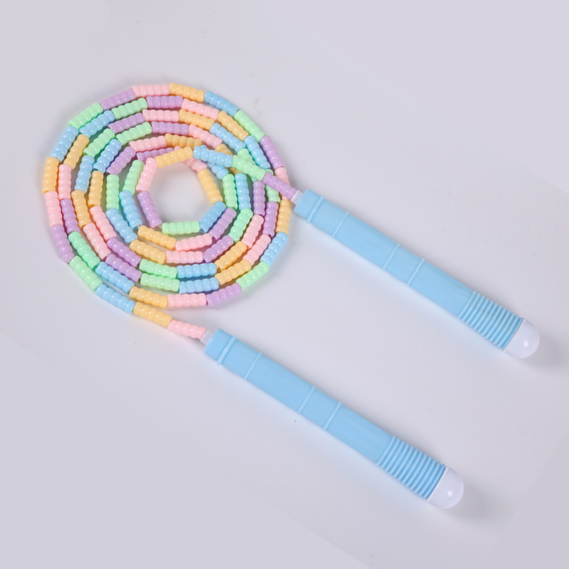 가방 롱 핸들 마카롱 블루 대나무 혼합 색상