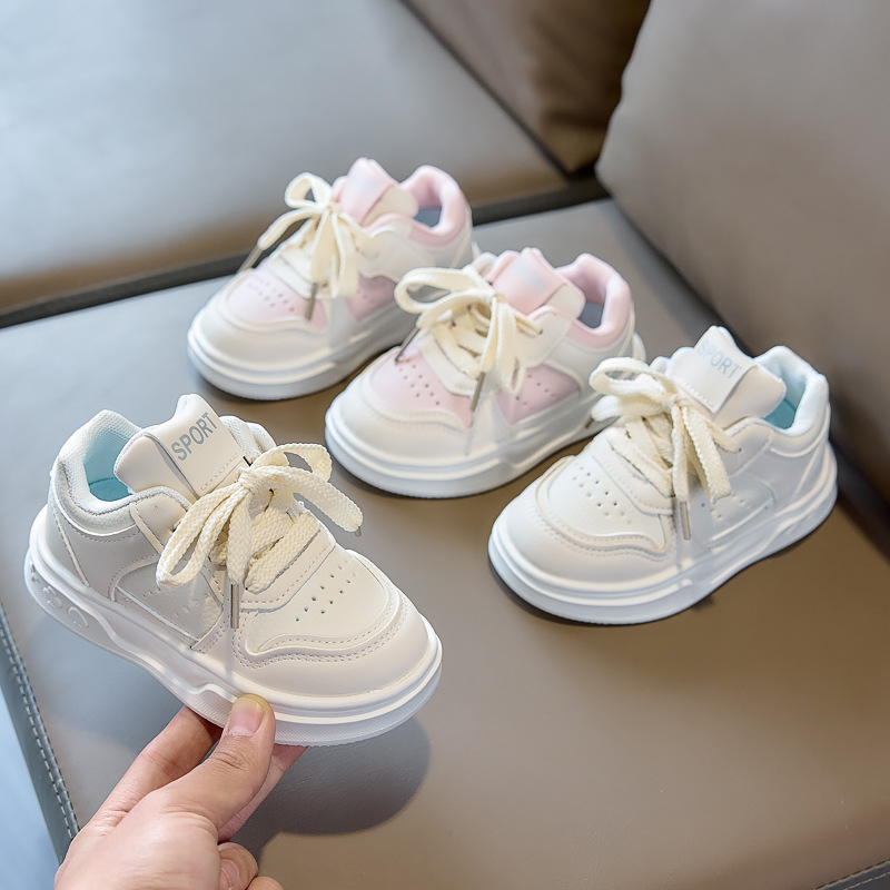 2026 primavera nuevos zapatos de skate para niños, hombres y mujeres, zapatos blancos bajos, zapatos deportivos para niños pequeños y medianos, zapatos casuales para niños