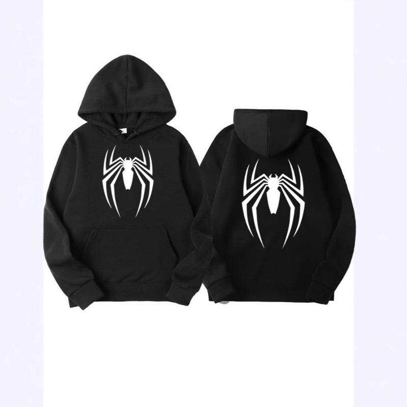 2024 New Men's Sweatshirt Street Fashion Spider Print Sports Shirt Wool Women's Casual Fun Loose Sweatshirt 2024 New Men's Sweatshirt Street Fashion Spider Print Sports Shirt Wool Women's Casual Fun Loose Sweatshirt