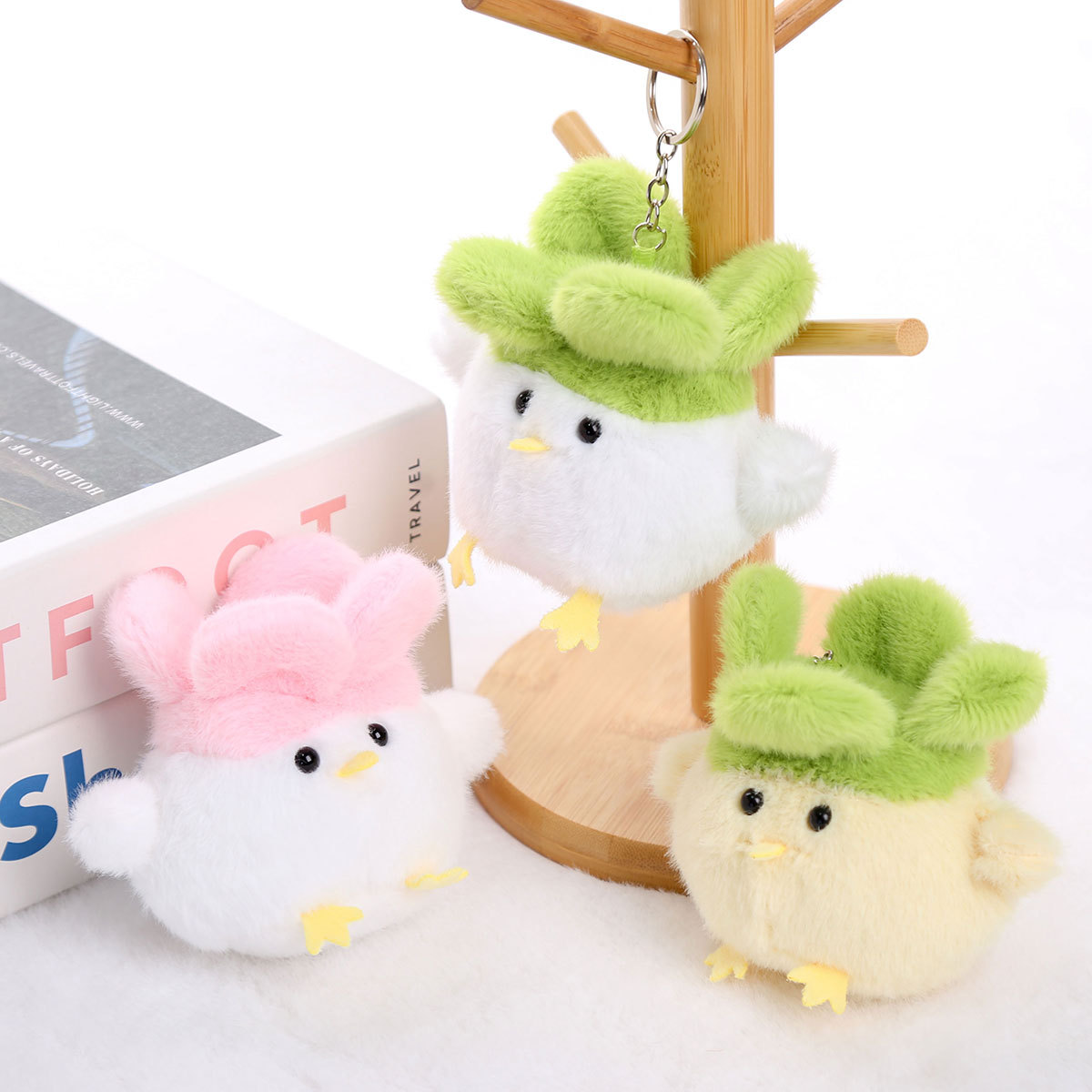 new garlic bird sound doll pendant plush toy voice souvenir doll backpack keychain wuhan cultural creative