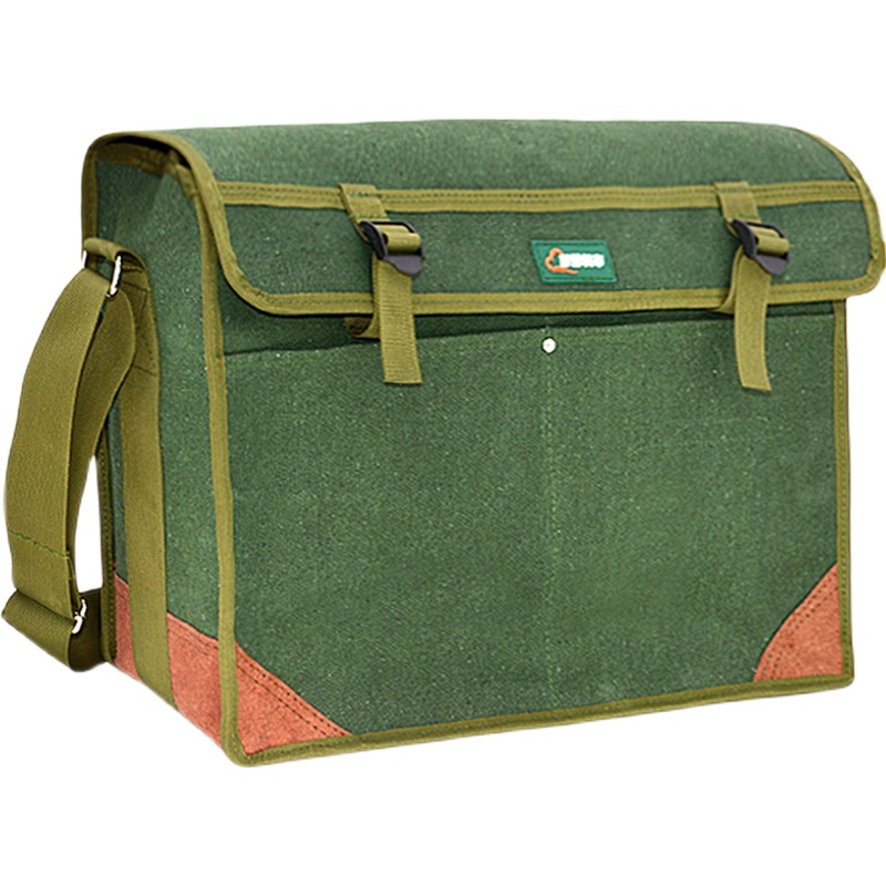 Kit de herramientas supergrande engrosado tela resistente al desgaste carpintería bolsillo duradero supergrande gran capacidad hidroeléctrica