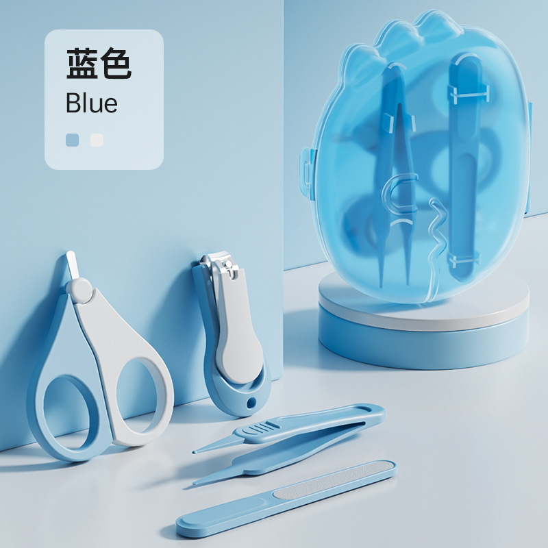 Juego de tijeras de uñas para bebés de dibujos animados