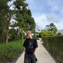 天花板品质B家夏新款巴黎皇冠印花做旧休闲宽松短袖T恤男女款重磅