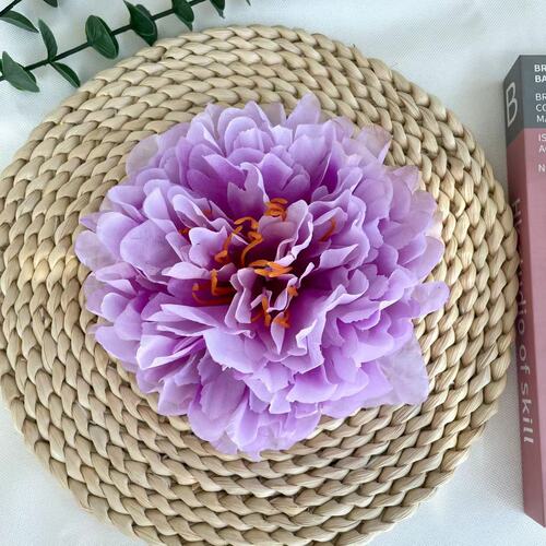19cm large peony head simulation flower lantern decoration wedding floor arch flower arrangement gift box ornaments silk flowers