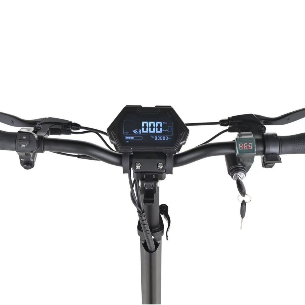 New Off-Road Electric Scooter Ride-On Folding Electric Vehicle for Commuting, Small Two-Wheel Mini Electric Bike
