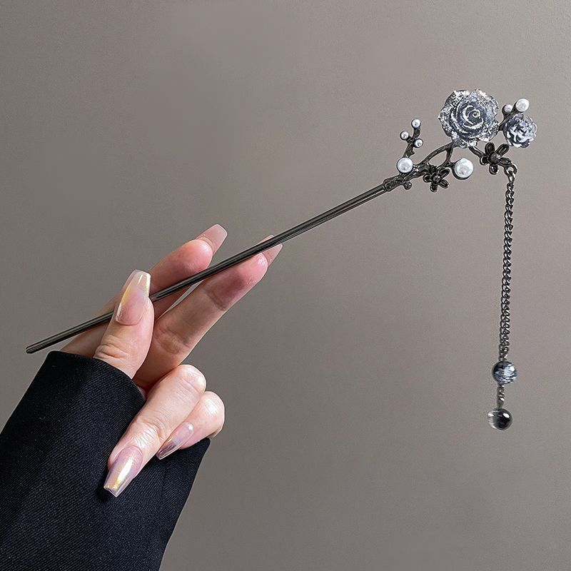 El nuevo país viento inmortal qi fluye pinzas de cabello para mujeres elegantes estilo antiguo paso de agitar cheongsam piezas de cabello de cabello diario estilo chino clásico pinzas de cabello