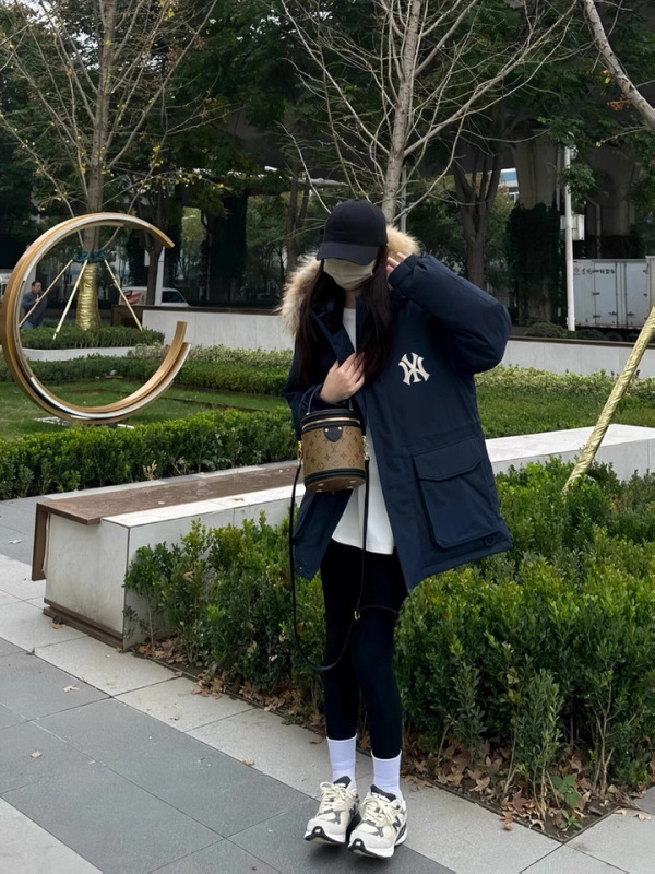 MLB羽绒服男女25秋新款NY复古防水防泼水工装风鹅绒外套|undefined