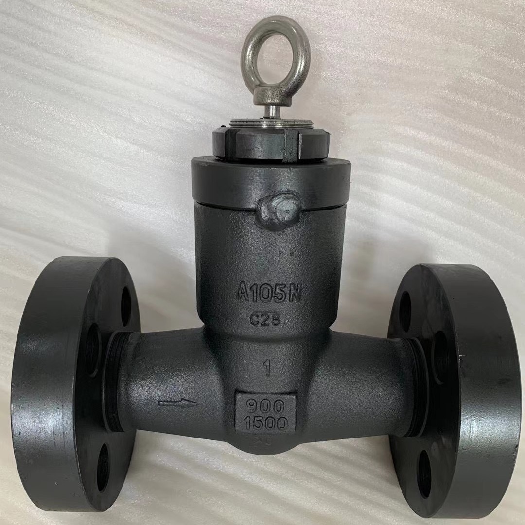 H41Y-1500LBC锻造自密封法兰止回阀 升降式钢制止回阀 锻钢止回阀