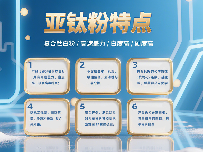 亞鈦粉特點