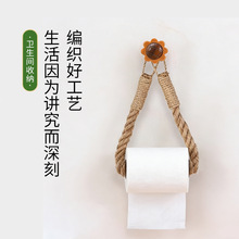 卫生间壁挂式纸巾收纳架 木制墙上卷纸器 跨境木质卷纸架现货批发