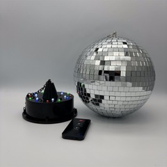 ディスコミラーボール音声制御モーターバー装飾ウィンドウデザイン結婚式の背景家の装飾クリスマスペンダント