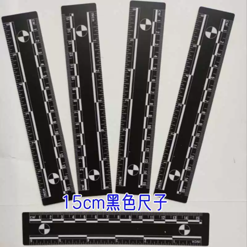 5 см 15 см белая черная шкала ПВХ с фотомасштабом для исследования магнитного и немагнитного поля
