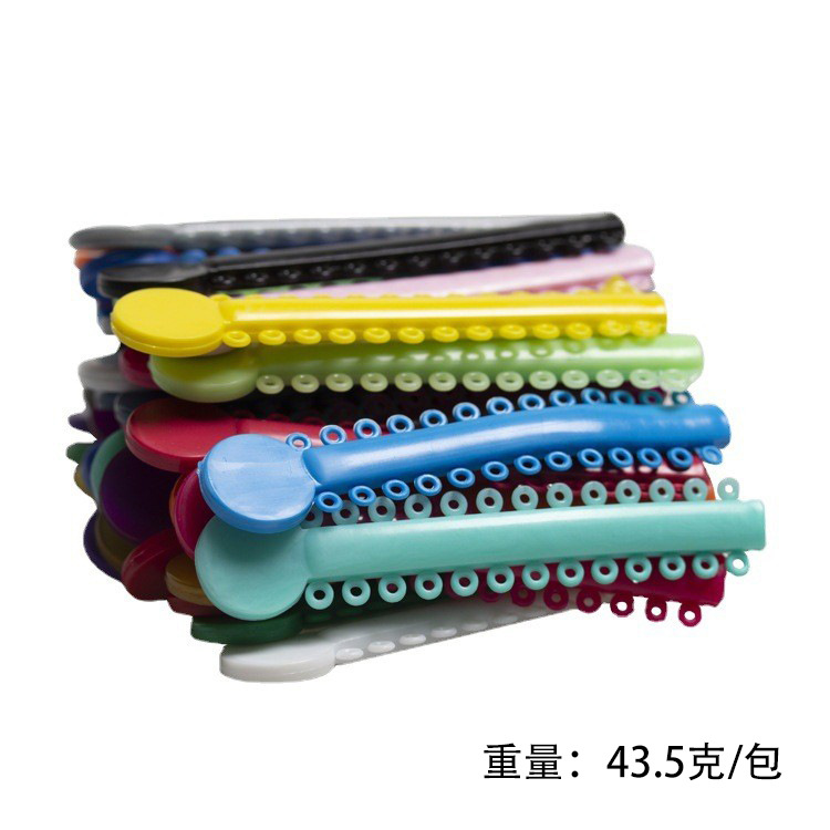 Materiales Dentales, Equipo de Enseñanza de Ortodoncia, Anillos de Ligadura de Colores Mixtos, Corrección Dental, Plástico Eléctrico de Color