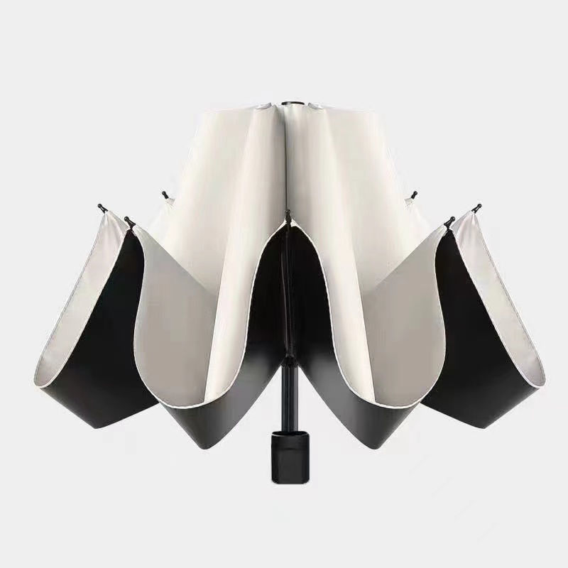 【三つ折り傘】傘カバー-白