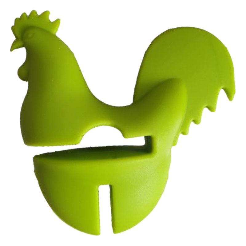 Hogar olla clip creativo Polla clip de la cocina para hornear clip pájaro forma de silicona olla clip de cocina anti-desbordamiento clip