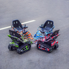 子供のおもちゃの電動ビーチ車のキャタピラーの小さい戦車のゴーカートの観光地区の広場のレジャーは子供のオフロード車をレンタルします。