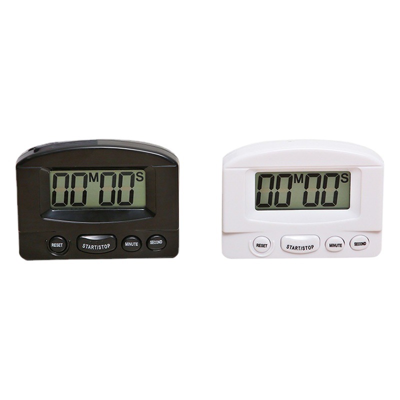 Student Study Timer Kitchen Cooking Timer Electronic Stopwatch with Stand Reminder Alarm Clock Led