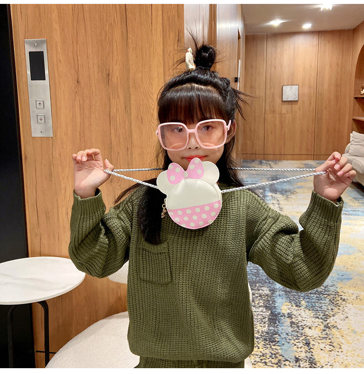 Children's bag, single-shoulder bag, 2021 new cute little bag, PU crossbody bag, trendy mini coin purse for boys and girls undefined