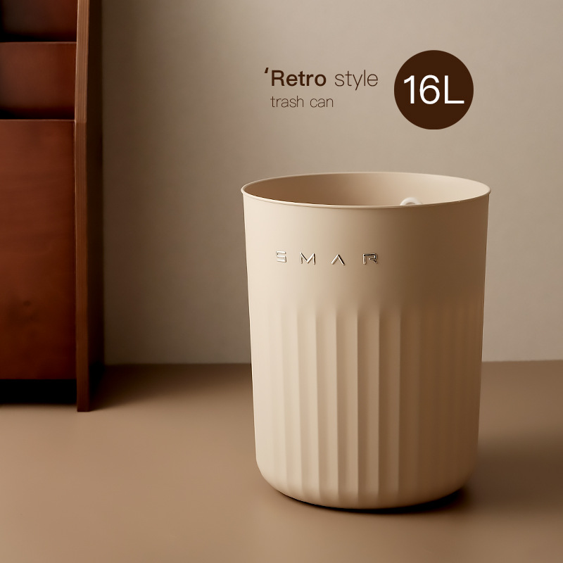 Basura cocina doméstica sala de estar baño dormitorio inodoro comercial inodoro gran sin cubierta cubo de almacenamiento retro