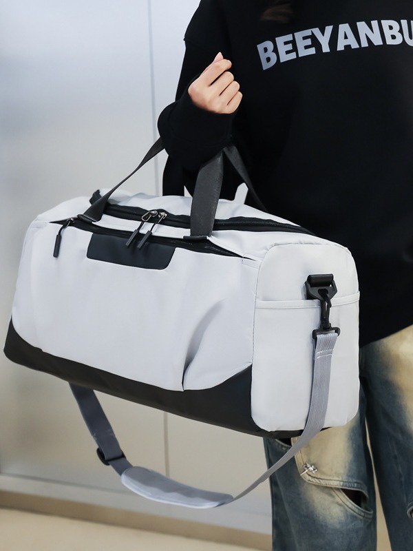 Bolsa de mano de gran capacidad para viajes cortos, natación, baloncesto, entrenamiento, bolsa de fitness para hombres, bolsa de almacenamiento doméstico