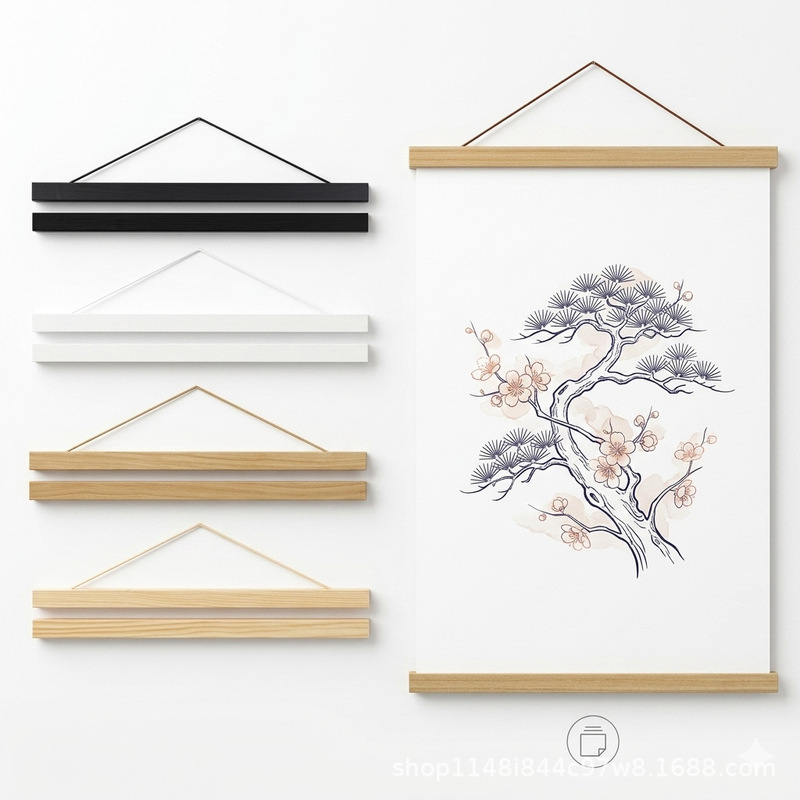 Large Quantity, Affordable Price, Strong Magnetic Force, Smooth Solid Wood Picture Hanging Frame, Wooden Magnetic Hanging Scroll Clip Large Quantity, Affordable Price, Strong Magnetic Force, Smooth Solid Wood Picture Hanging Frame, Wooden Magnetic Hanging Scroll Clip