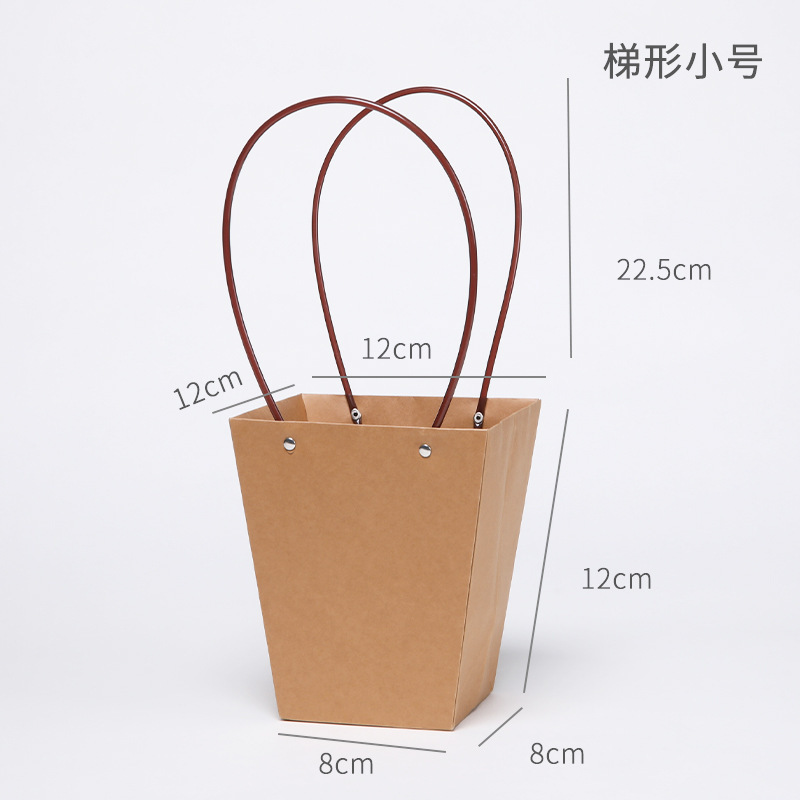 Bolsa de PVC transparente para arreglos florales del Día de la Diosa, bolsa impermeable para ramo de flores, caja de flores portátil, bolsa de embalaje para flores