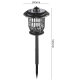 Solar mosquito lamp outdoor waterproof insecticidal lamp indoor household electric shock mosquito killer courtyard solar mosquito lamp