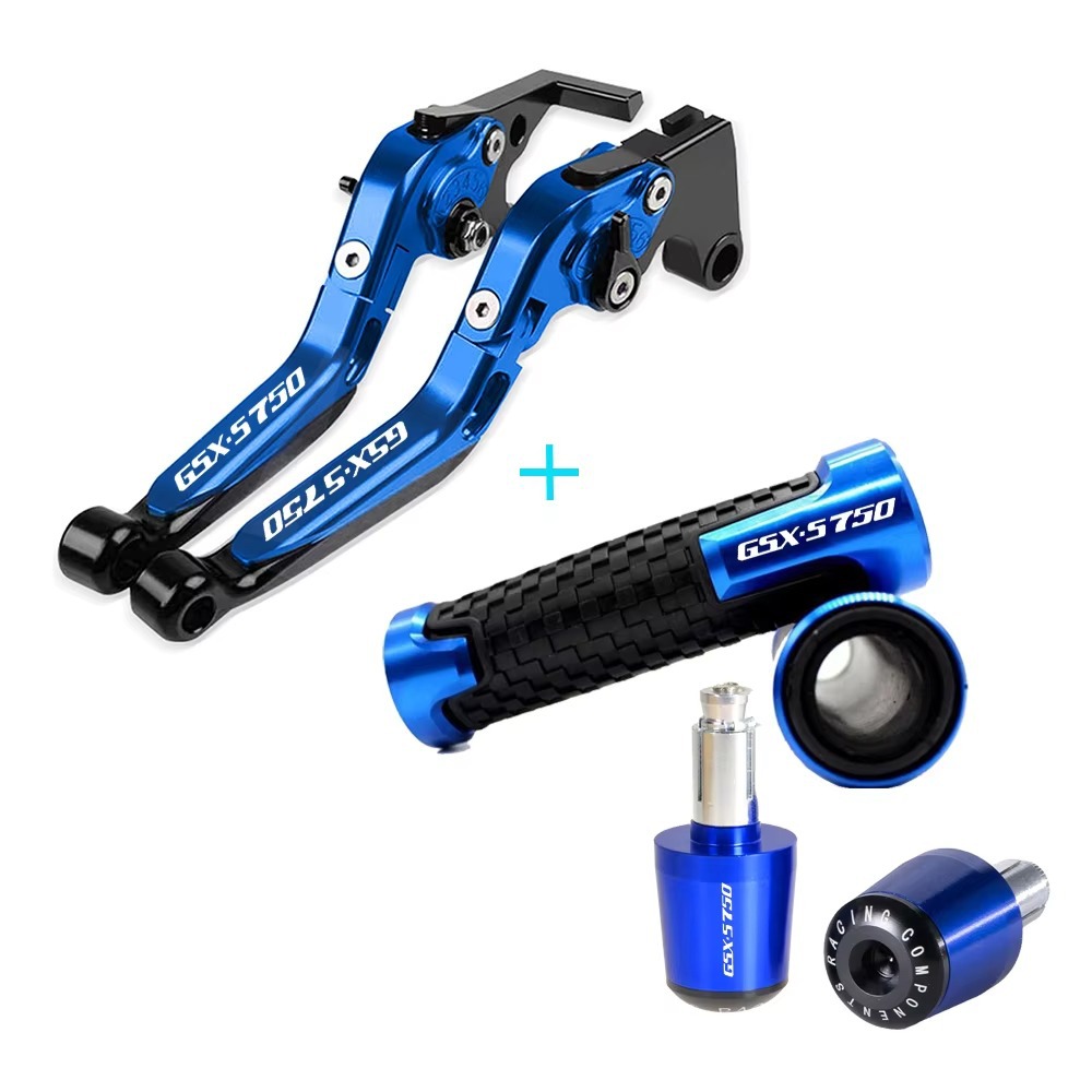 Applicable to GSX-S750 motorcycle modification: CNC brake and clutch lever handlebar end caps set