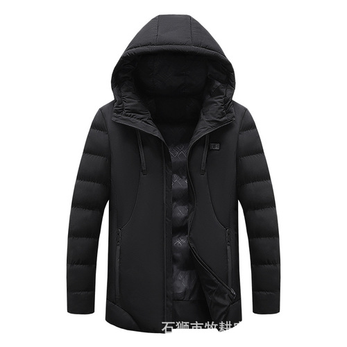 Cross-border intelligent heating cotton coats USB constant temperature electric heating couple's edition four zones nine zones fifteen zones factory wholesale