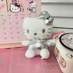 漫画風人気商品 韓国限定版 シルバー KTKT ペンダント 猫ペンダント 人形 女の子用バックパック飾り 卸売