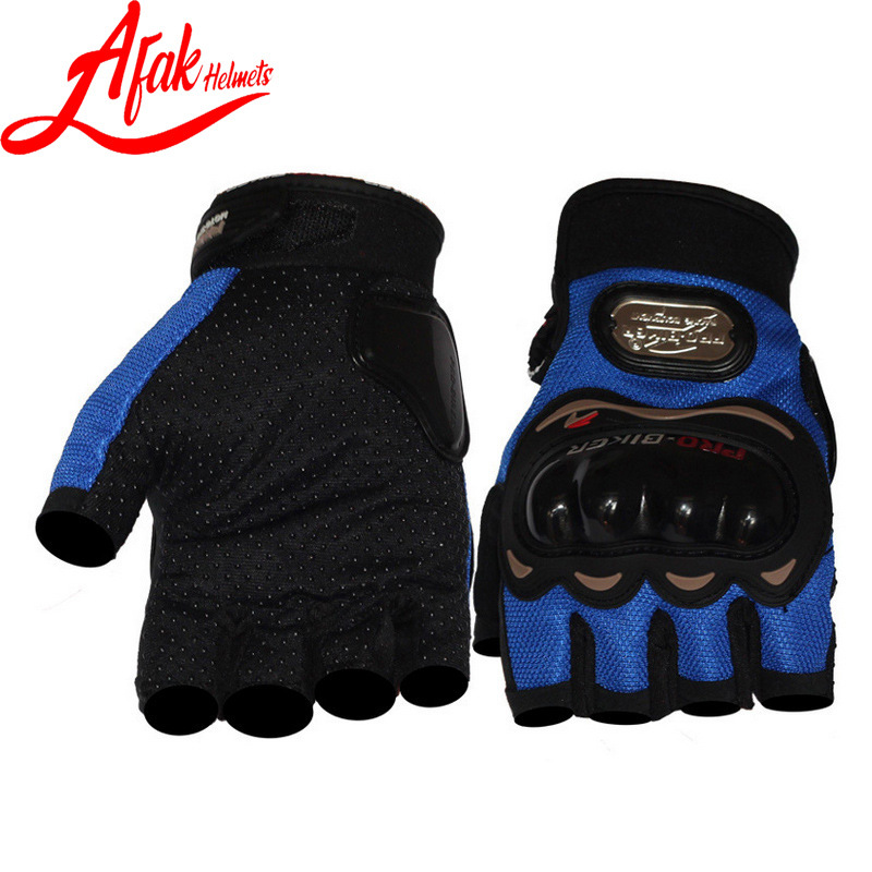 AFAK motocicleta montar fuera de la carretera de carreras al aire libre guantes de medio dedo guantes antideslizantes transpirables