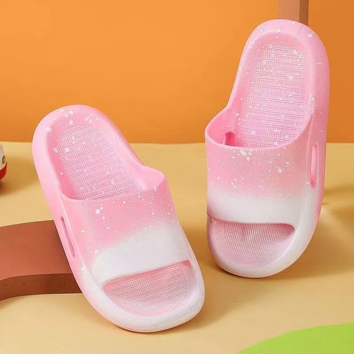 Summer gradient children's slippers new style boys and girls bathroom children indoor and outdoor home boys parent-child slippers