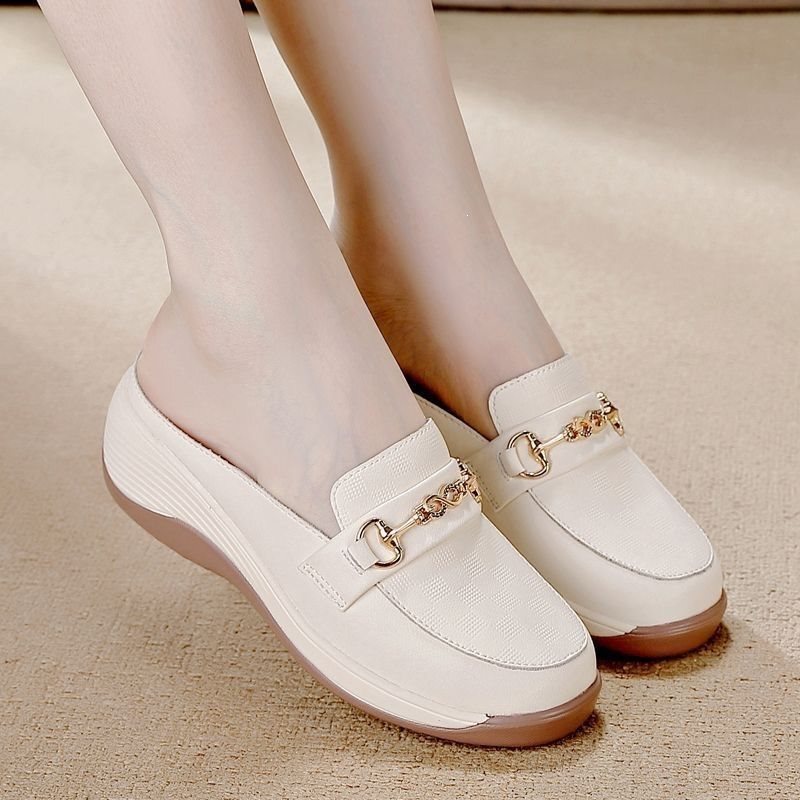 Brand Store Soft-Soled Casual Shoes 2026 Spring New Lightweight Versatile Loafers Thick-Soled Comfortable Women's Walking Shoes