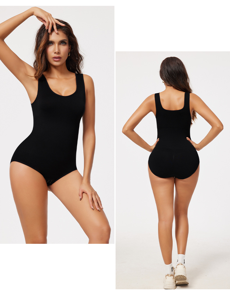 Postpartum & Everyday Shapewear Bodysuit - Seamless Tummy Control, Butt Lift & Bust Support With Breathable Nylon (XS-5XL, 3 Colors)_voghion.com