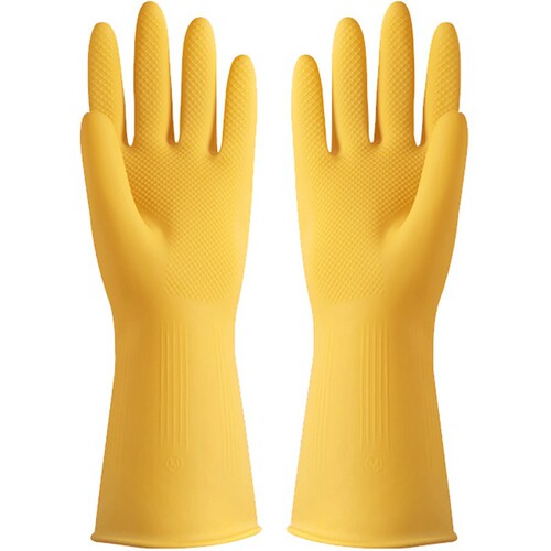 Jie Neng Latex Protective Gloves Rubber Gloves Thickened Household Housework Gloves