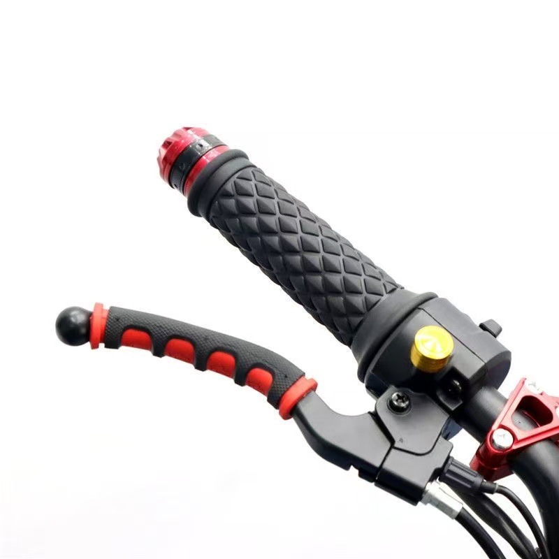 CNC handlebar end cap modification accessories, aluminum alloy scooter electric vehicle handlebar plug decorative handlebar end cap