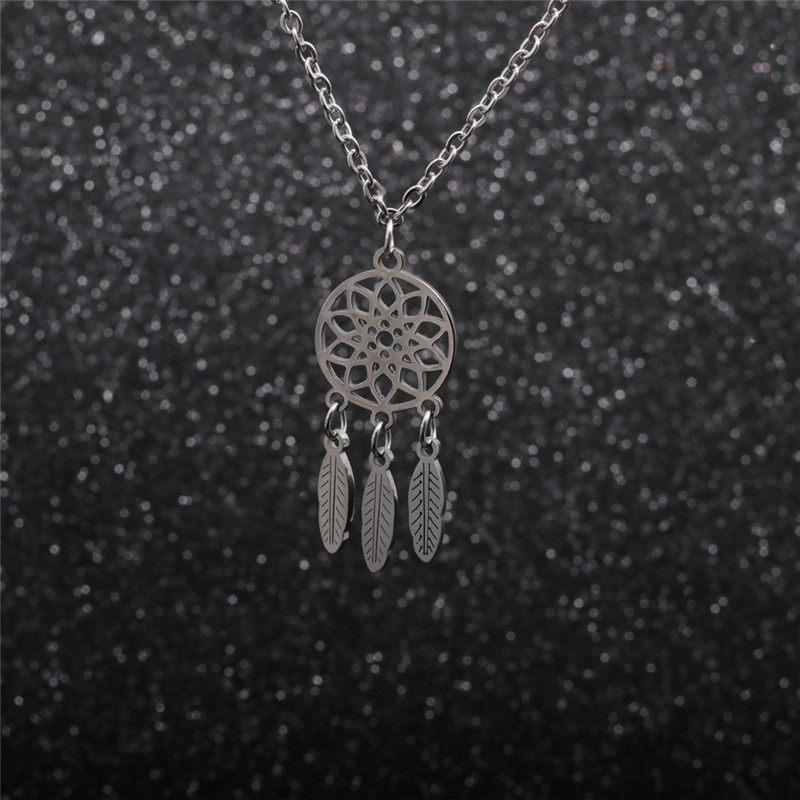 Fashion Titanium Steel Tassel Pendant Necklacepicture8