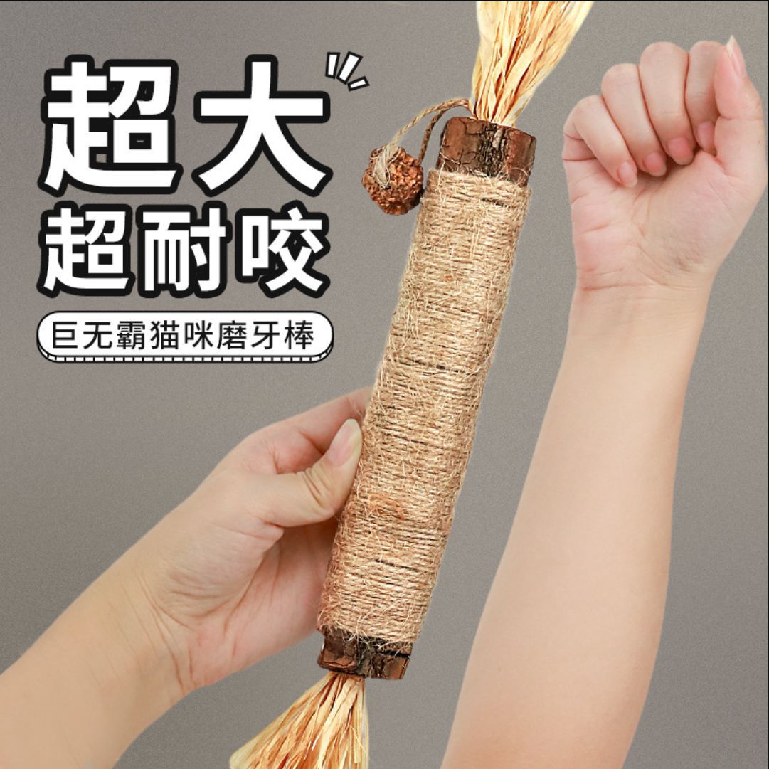 Polygonum multiflorum mordedor palo gato juguete auto-Hola aliviar congestión resistente a mordeduras gato Bola de menta divertido gato palo gatito molar gato suministros