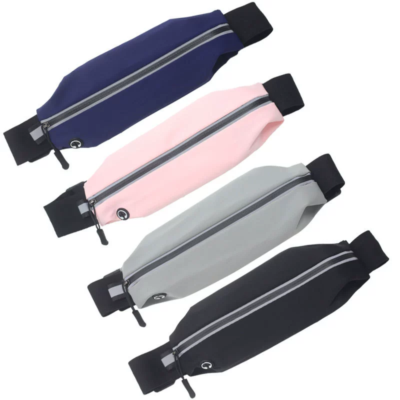 Новая спортивная поясная сумка для бега для мужчин и женщин, оборудование для бега на открытом воздухе, эластичная водонепроницаемая светоотражающая сумка для мобильного телефона, персональная маленькая поясная сумка