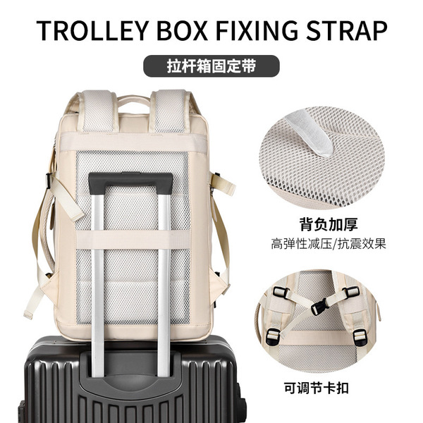 capacious universal luggage backpack for traveling for men and women