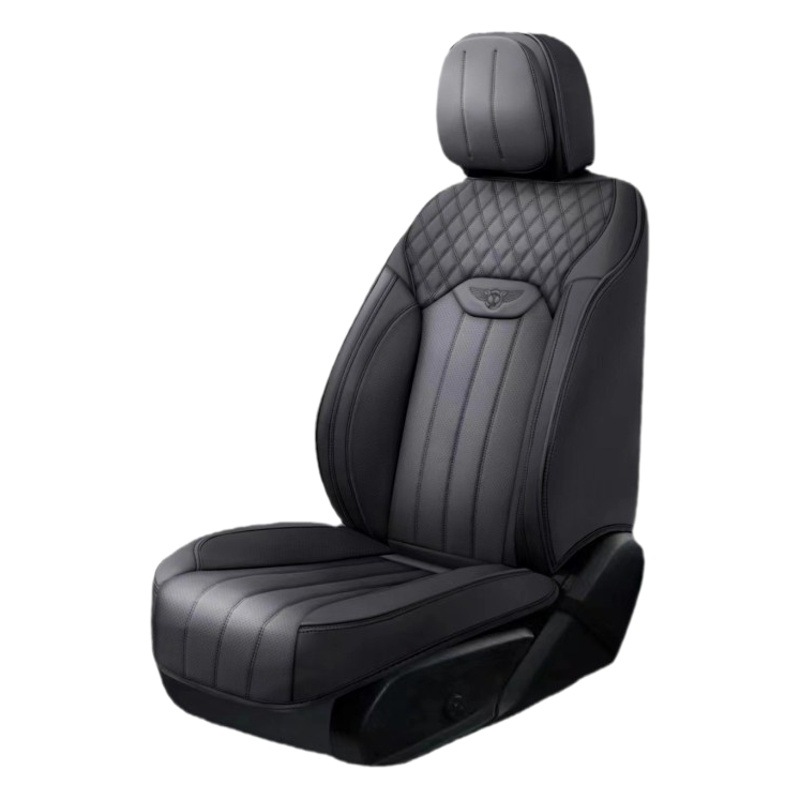 2026 New Model Full Leather Car Seat Cushion, Universal for All Seasons, Full Surround Nappa Leather Seat Cushion, Car Seat Cushion Cover Wholesale