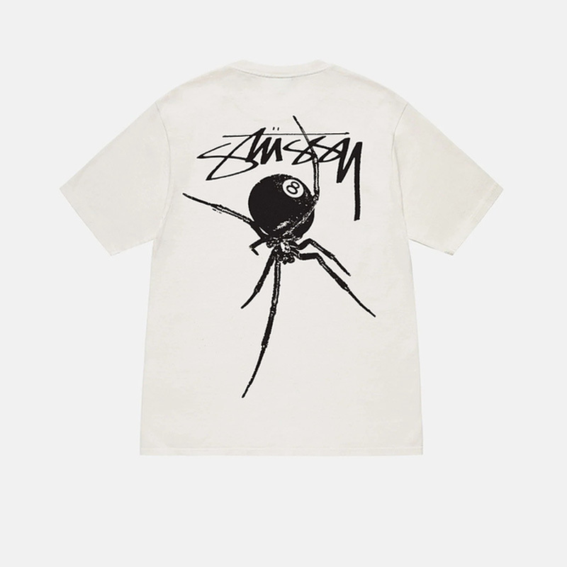 Cross-Border Dropshipping 25 Spring/Summer 260g Printed Short-Sleeve T-Shirt Unisex Stu Loose Trendy Stu West Cross-Border Dropshipping 25 Spring/Summer 260g Printed Short-Sleeve T-Shirt Unisex Stu Loose Trendy Stu West