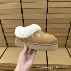 河南桑坡村新款雪地靴厚底保暖时尚便鞋短靴