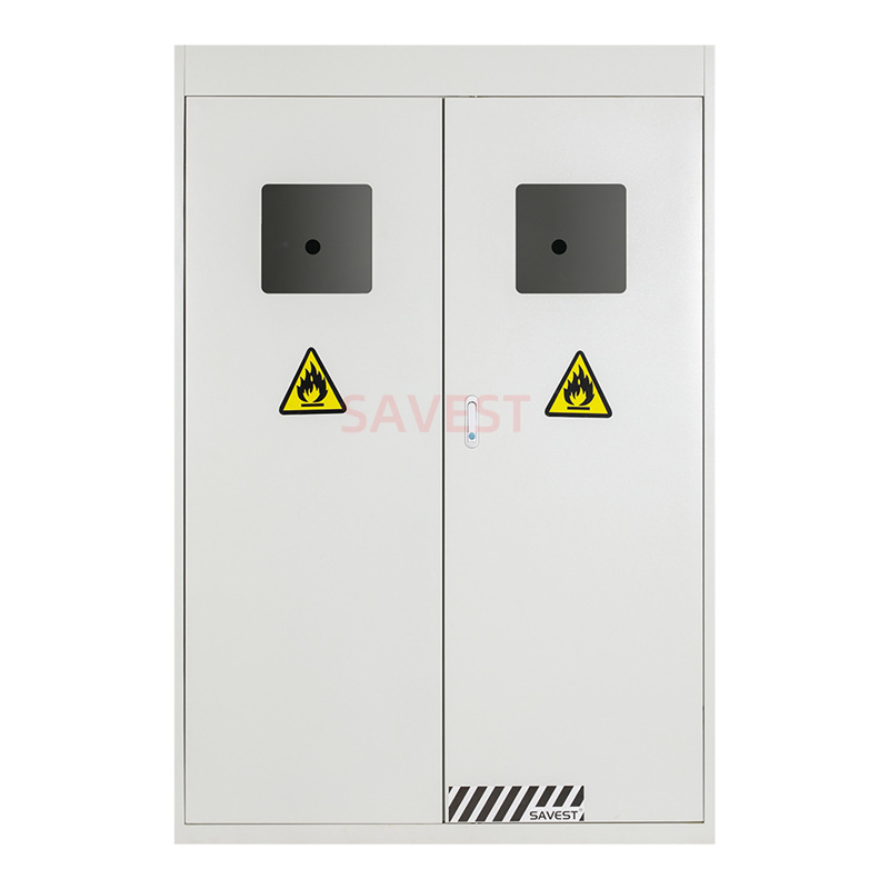 欧盟CE认证SAVEST厂家现货供应气瓶安全储存柜 三瓶气瓶柜