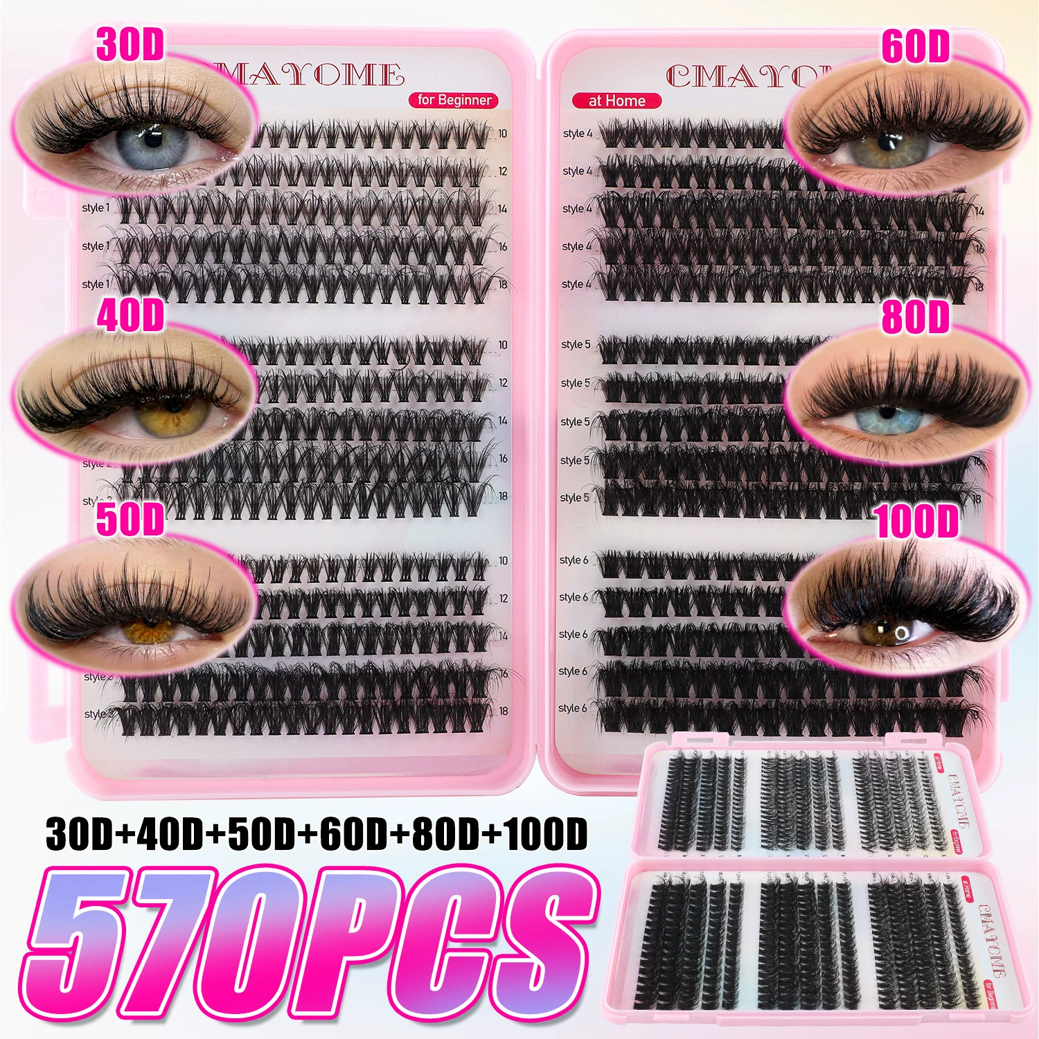 (Cross-border trading), dense curling false eyelashes for eyelashes, 18mm