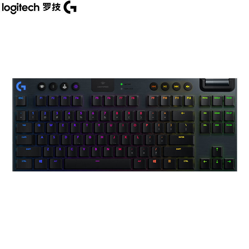 Logitech G913 Tkl Mechanical Wireless Bluetooth Dual-Mode Rgb Backlit Low-Profile Keyboard Without Numeric Keypad