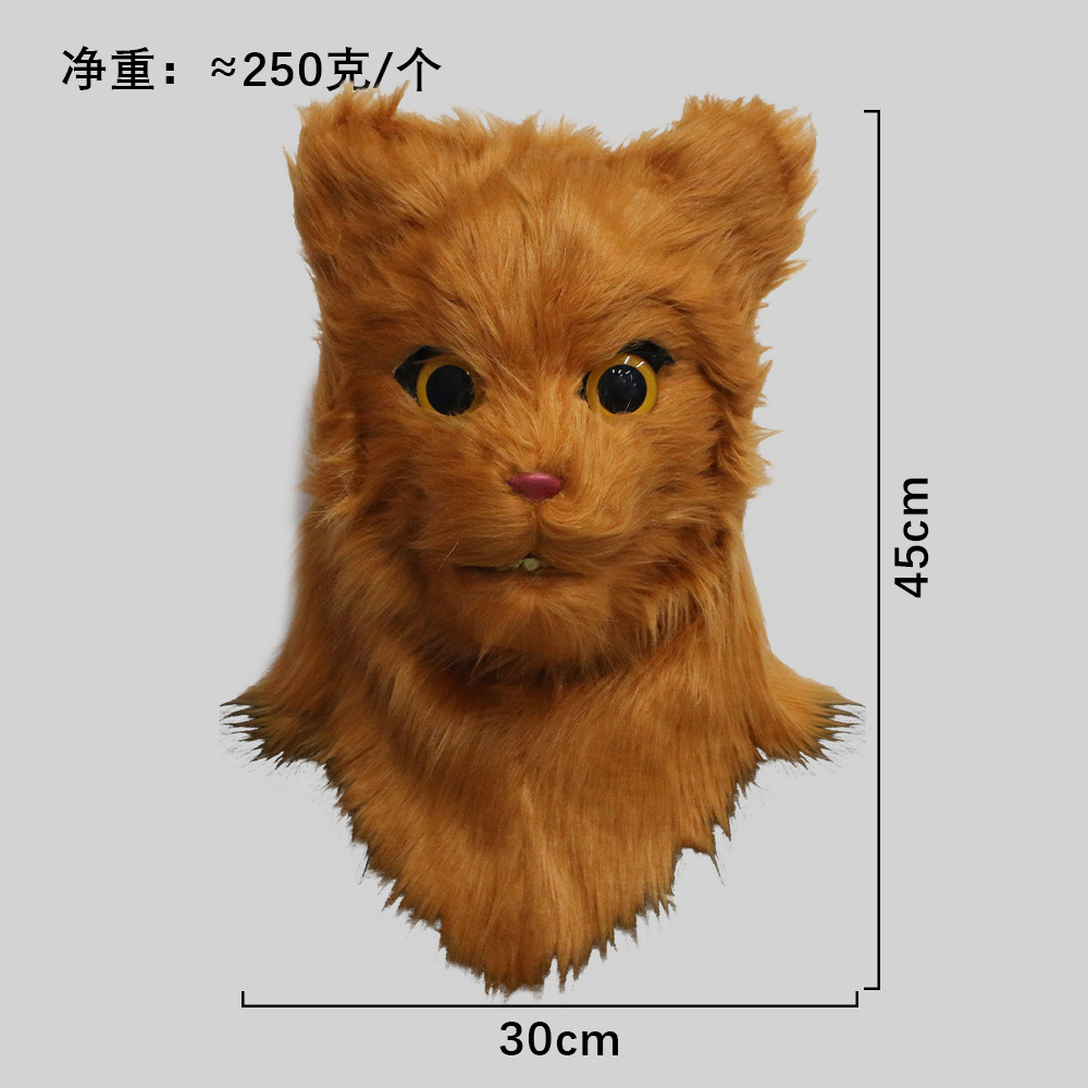 Puede abrir la boca, divertida serie de sombreros de animales, mascarada, máscara de mordida de boca, accesorios de actuación de fiesta de Halloween