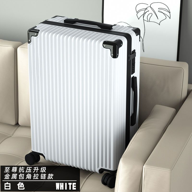 극단적 인 압축 업그레이드 된 금속 코너 지퍼-화이트