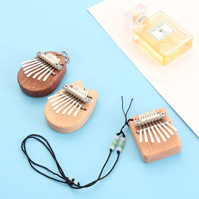 Mini pulgar piano 8 tono kalinba piano mini Kalimba Cristal kalinba piano dedo piano fábrica entrega